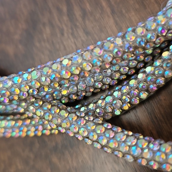 Rhinestone Drawstring Tube Ropes - Picture 11 of 11